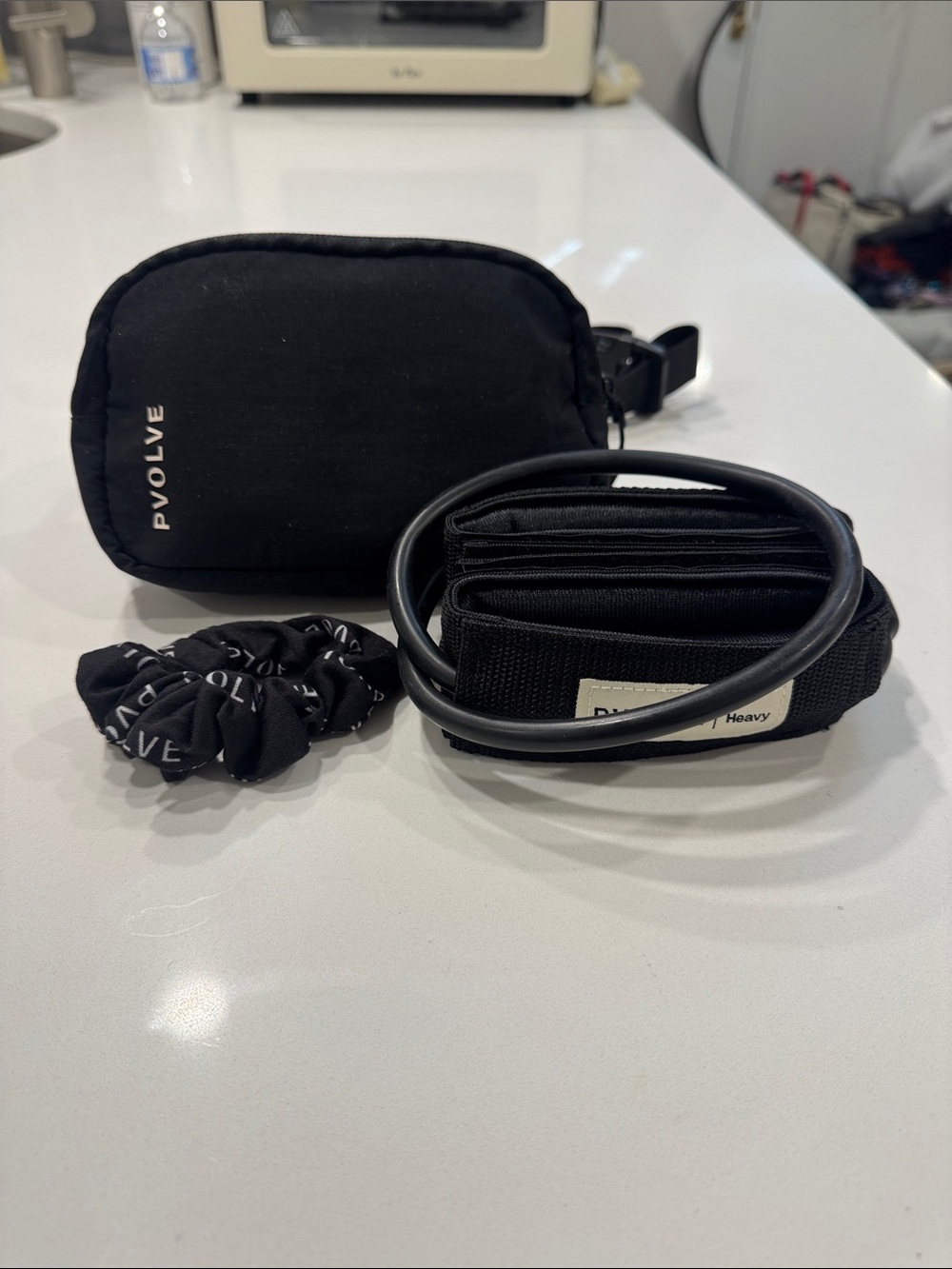 PVOLVE Heavy Ankle Band, Scrunchie, and Belt Bag